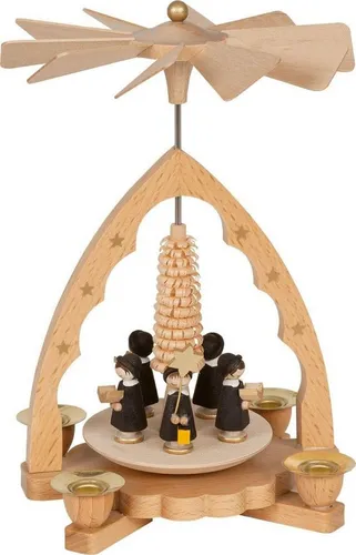 Richard Glaesser Weihnachtspyramide Kurrende 19 cm