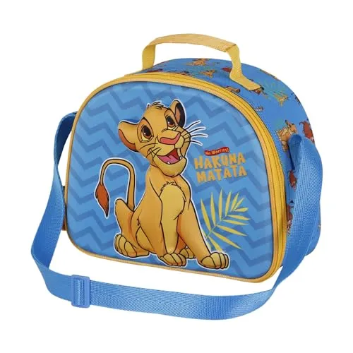 Disney Unisex Kinder Disney 3D Frühstückstasche 3D Frühstückstasche Hakuna, Blau Hakuna, Einheitsgröße
