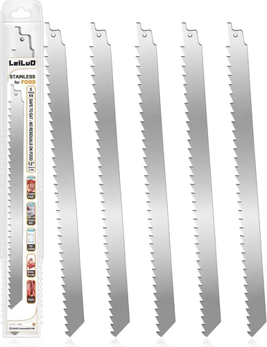 LEILUO Säbelsägeblätter für gefrorene Fleischknochen, 30,5 cm, 5 Stück