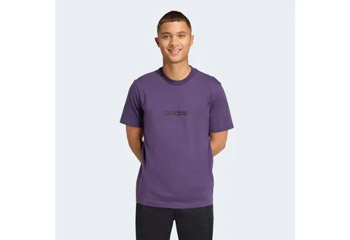 adidas Sportswear T-Shirt M LIN SJ T überschnittene Schultern, Kurzarmdesign, aus Baumwolljersey