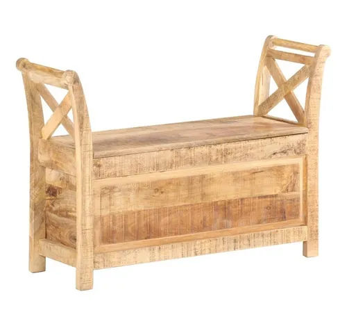 vidaXL Sitzbank Flurbank 103 x 33 x 72 cm Massivholz von vidaXL