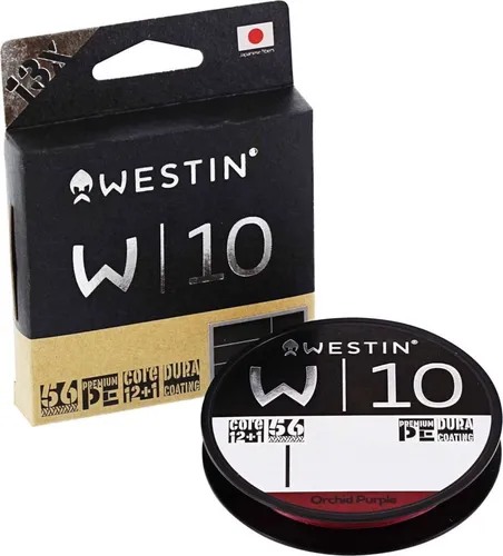 Westin W10 13 Braid Orchid Purple - 135m geflochtene Schnur - Angelschnur mit 13-fach Geflecht für hohe Abriebfestigkeit und glatte Oberfläche, ideal für Spinnangeln und präzise Würfe.