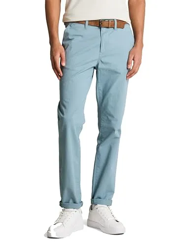 TOM TAILOR Denim Slim Chinohose mit Gürtel