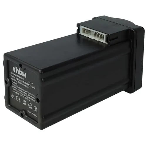 vhbw Akku Ersatz für Wolf-Garten 4919 096, 4949066, 4937065, 4919096, 4919065, 4919066 für Rasenmäher (3000mAh 36,5V Li-Ion)