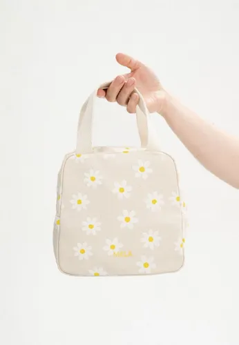 MELA Mini Bag Organizer Tasche medium Style JASMEET - Robuste Mini-Tasche aus Bio-Baumwoll-Canvas mit drei praktischen Innenfächern für Ordnung. Ideal für Alltagsgegenstände, Kosmetik oder Snacks. Kompakt und strapazierfähig – perfekt für unterwegs!