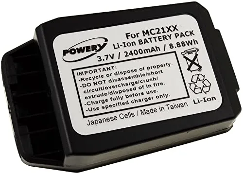 Powery Akku für Barcode-Scanner Symbol Typ 82-150612-01 - Standard-Akkus mit 2400 mAh Kapazität, ideal für zuverlässige Leistung und lange Betriebszeiten von Barcode-Scannern.