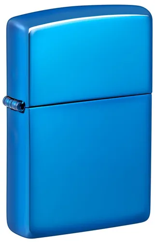 Zippo Sturmfeuerzeug Base Model - Nachfüllbar und Windfest in Blau - Hochwertiges Zippo Sturmfeuerzeug in elegantem Hochglanzblau. Ideal für den täglichen Einsatz und als besonderes Geschenk. Nachfüllbar und windfest für zuverlässige Nutzung.