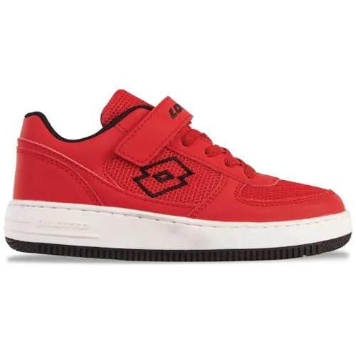 Lotto Stylecode: 2600830K FLUGO K Unisex Kids Sneaker RED/Black 25