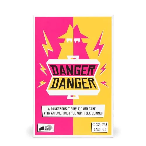 Exploding Kittens Danger Danger, 2-8 Players, Age 7+ Card Game