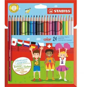 Stabilo Buntstifte Color, 1924/77-01, farbig sortiert, 24 Stück