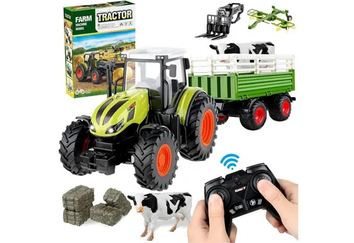 Esun RC-Traktor Ferngesteuerter Traktor Spielzeug für Kinder