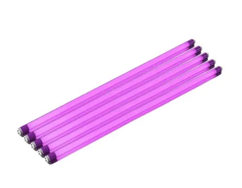 5er Pack LED Röhre 9 Watt 60cm Pink - Energieeffiziente Beleuchtung - Helle, pinke LED Röhren mit 9 Watt und 60 cm Länge. Ideal für moderne Beleuchtungslösungen, langlebig mit ca. 25.000 Stunden Lebensdauer.