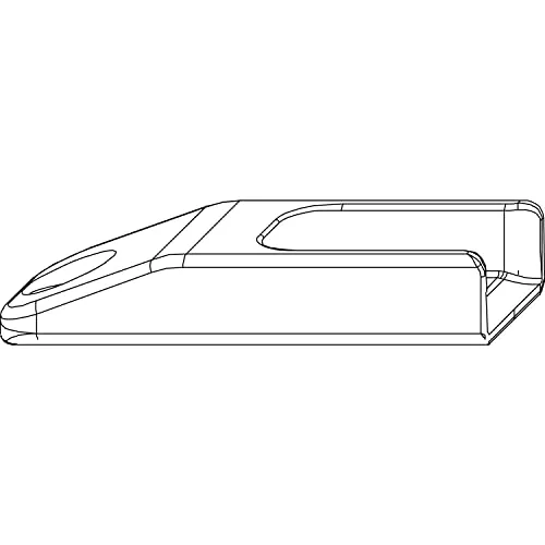 MACO Schließteil Falzluft 12 glatt, Eurofalz 18, 9V, 2 Verschraubungen (34943) ; 1 Stück