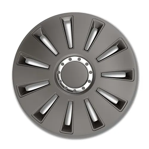 4x Radzierblenden Silverstone Pro anthrazit 15 Zoll - Stylische Radzierblenden für 15 Zoll Räder, verleihen Ihrem Auto einen sportlichen Look und schützen die Felgen vor Schmutz und Kratzern.