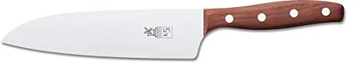 Kochmesser 18,2 cm 'K5' Pflaume - Herder Windmühlenmesser - Kochmesser aus Spezialstahl mit höchster Härte und Schärfe, ideal für präzises Schneiden in der Küche.