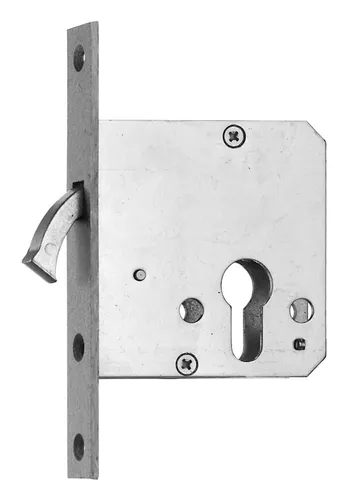 Bever & Klophaus Schiebetürschloss 55 mm Buntbart - Sicherer Schutz für Ihre Türen - Türsicherungen mit Blech und Zirkelriegel für zuverlässige Sicherheit und einfache Handhabung.