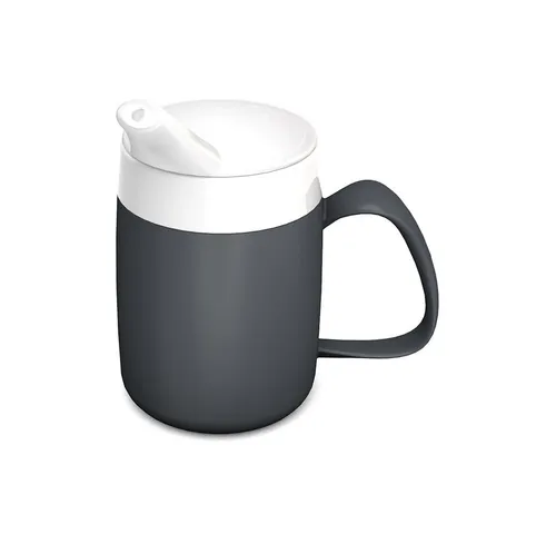 Ornamin Schnabelbecher ORNAMIN Becher mit Trink-Trick mit Schnabelaufsatz, Qualitätskunststoff, Trink-Trick I Trinkhilfe I bruchstabil I BPA-frei I Made in Germany