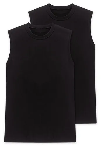 Schiesser Herren Camiseta Interior Unterhemd, Schwarz, M von Schiesser