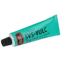 Tip Top Cement SVS-Vulc Vulkanisierflüssigkeit 10 g - Hochwertige Vulkanisierflüssigkeit für kraftvolle Reparaturen, ideal für den Einsatz im Fahrradbereich und sorgt für eine zuverlässige Verbindung.