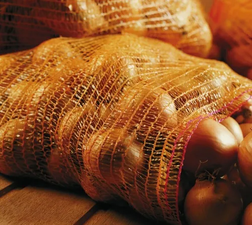 NOOR Raschelsäcke 25kg - 10 Pack braune Gemüsesäcke 50 x 80 cm, atmungsaktiv für optimale Belüftung und langanhaltende Frische