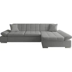 Mirjan24 Ecksofa 5-Sitzer mit Schlaffunktion - Modernes Ecksofa mit Bettkasten und Schlaffunktion, ideal für Wohnzimmer. Maße: 278x161 cm, bietet zusätzlichen Platz für Gäste.