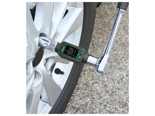 Digitaler Drehmomentadapter Parkside 40–200 Nm mit Zubehör