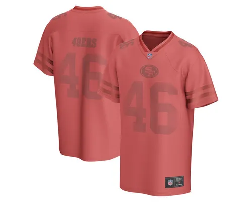 Fanatics Footballtrikot San Francisco 49ers DYSTOPIA Foundation rot XL - Herren-Shirt aus 100% Polyester in leuchtendem Rot, perfekt für Fans der San Francisco 49ers und ideal für Spiele oder Freizeit.