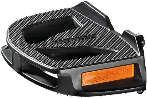 Ergotec Fahrradpedale EP-1 - 9/16 Zoll, schwarz - Fahrradpedale mit rutschfester Oberfläche und robustem Design, ideal für sicheres Fahren und optimalen Grip.