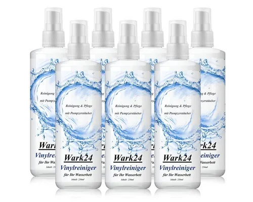 Wark24, Wasserbett Wark24 Vinylreiniger für Ihr Wasserbett 250ml - Reinigung & Pflege (7e