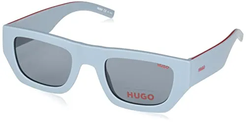 Hugo Boss Hg 1252/s Unisex Sonnenbrille - Modische Sonnenbrille für Damen, mit schützendem Etui und stilvollem MVU/IR Azure Design, ideal für sonnige Tage.