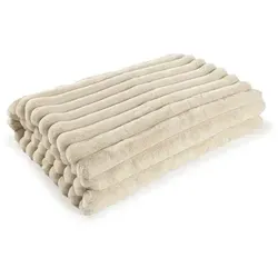 Magma Plaid - 140x200cm - Bettdecke aus 100% Polyester mit weicher Samtrückseite, pflegeleicht im Schonwaschgang und ideal für gemütliche Abende.