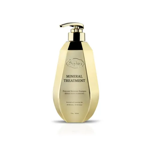 Saphira Haarpflege-Set, Mineral, ätherische Öle, Haarshampoo, Anti-Frizz, 500 ml