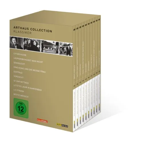 Arthaus Collection Klassiker - Gesamtedition (10 DVDs) - Filme mit zeitlosen Meisterwerken, ideal für Cineasten und Sammler, freigegeben ab 16 Jahren.