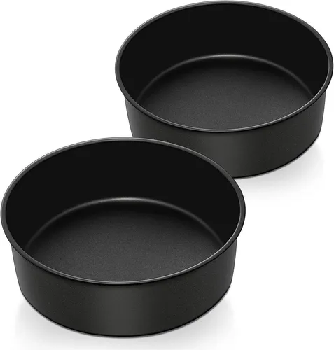 Homikit 20cm Edelstahl Backform Set Antihaft Rund Tortenform - Praktisches Set für die perfekte Torte: Die 20cm Antihaft-Backform sorgt für gleichmäßiges Backen und leichtes Entformen. Ideal für kreative Backideen!