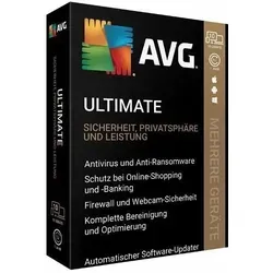 Produktbild AVG Ultimate 2026, 10 Geräte - 1 Jahr, Download