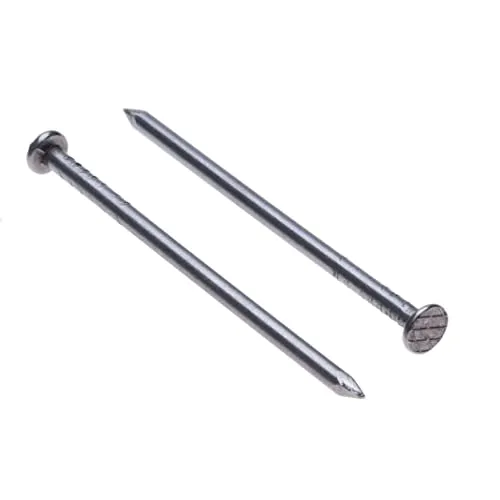 Nägel Rundkopf Holz (Packung mit 500 Stück) Nails for Wood Verzinkter Nagel Schwarz für DIY und Crafts Home Decor Holzarbeiten Möbel Größe: Länge 25 mm Nageldurchmesser 1.4 mm