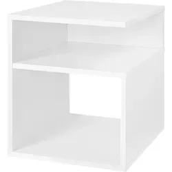 EUGAD Nachttisch mit 2 offenen Fächern