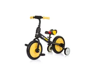 Chipolino Laufrad Dreirad 2 in 1 Max Bike - Laufrad und Dreirad in einem, ideal für Kinder ab 3 Jahren. Mit höhenverstellbarem Sitz und abnehmbaren Pedalen, trainiert es den Gleichgewichtssinn und erleichtert den Übergang zum Standardfahrrad.