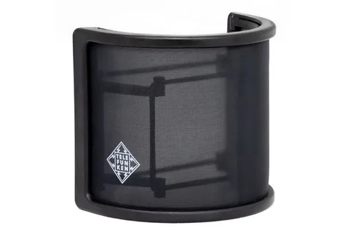 Telefunken PL05 Popschutz - Professioneller Popschutz für Großmembran Mikrofone, dämpft Pop- und Explosivlaute für klare Audioaufnahmen, einfach zu befestigen, ideal für Videos.