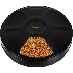 Purlov Futterautomat für Haustiere 6 Kammern