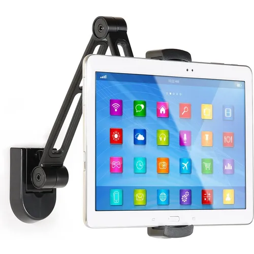 Wall Tablet Mount 4.7-12.9Inc - Universeller Wandhalter für Tablets, verstellbarer Arm für optimale Sicht in horizontaler und vertikaler Ausrichtung