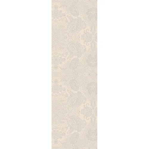 GARNIER-THIEBAUT Tischläufer MILLE ISAPHIRE PARCHEMIN 55 x 180 cm - Eleganter Tischläufer aus 100% Baumwolle, vielseitig einsetzbar und pflegeleicht. Ideal für festliche Anlässe oder den täglichen Gebrauch.
