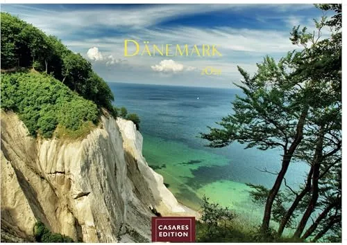 Dänemark Kalender 2026 - Großformat mit inspirierenden Naturfotos - Kalender mit 12 beeindruckenden Fotos von Dänemarks unberührter Natur, ideal für Natur- und Reiseliebhaber. Hochwertiger Druck auf 170g Papier, Spiralbindung und stabiler Aufhänger für eine einfache Wandmontage.