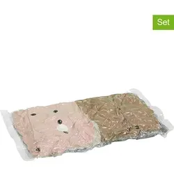 Wenko 6tlg. Reise-Vakuumtaschen-Set - Kisten & Körbe – 6-teiliges Set mit 5 Vakuumtaschen und Pumpe, ideal zur platzsparenden Aufbewahrung, bis zu 75% mehr Platz für Ihre Reiseutensilien!