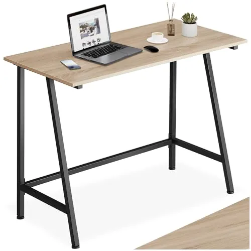 Schreibtisch Newton 100 x 50 x 77 cm in braun von tectake