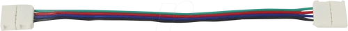 JAMARA 178955 - Verbinder für LED-Streifen Jamara 5050, RGB, 170 mm, 10er-Pack
