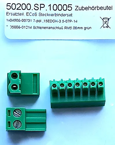 Esu 50200.SP.10005 ECos Steckverbinderset, Gleisanschluß, Programmiergleis, NEU