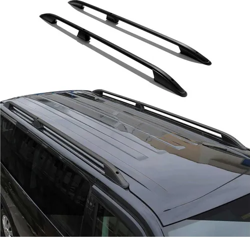 OMAC Dachträger für Mercedes Citan 2012-2021, Alu Schwarz (2-St) - Dachgepäckträger aus hochwertigem, rostbeständigem Aluminium, ideal für Kurzradstand-Versionen. Einfach zu montieren und multifunktional für zusätzlichen Komfort bei Ihren Reisen.