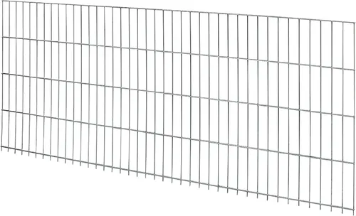 Floraworld Doppelstabmatte-Zaun Comfort 201 x 83 cm feuerverzinkt
