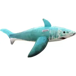 Bestway Kinder Schwimmtier Hai 1,83 m mit Haltegriffe